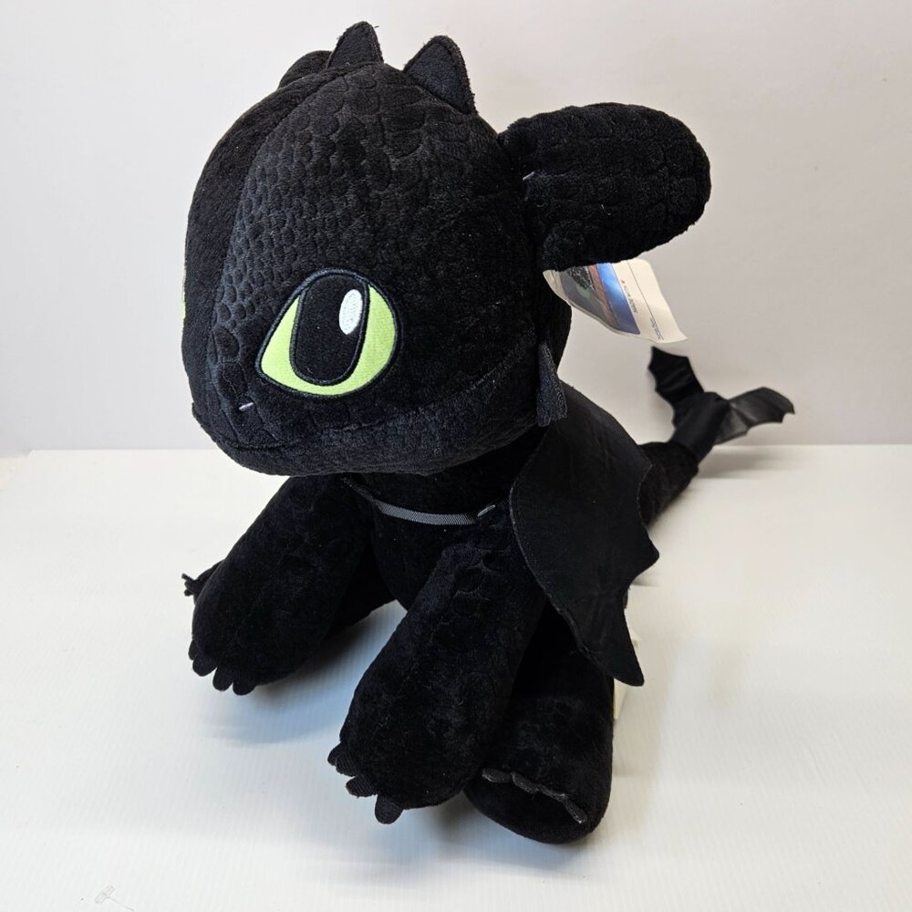 BAB Toothless How To Train Your Dragon 13 Inch Night Fury With Wings & Orig Tag